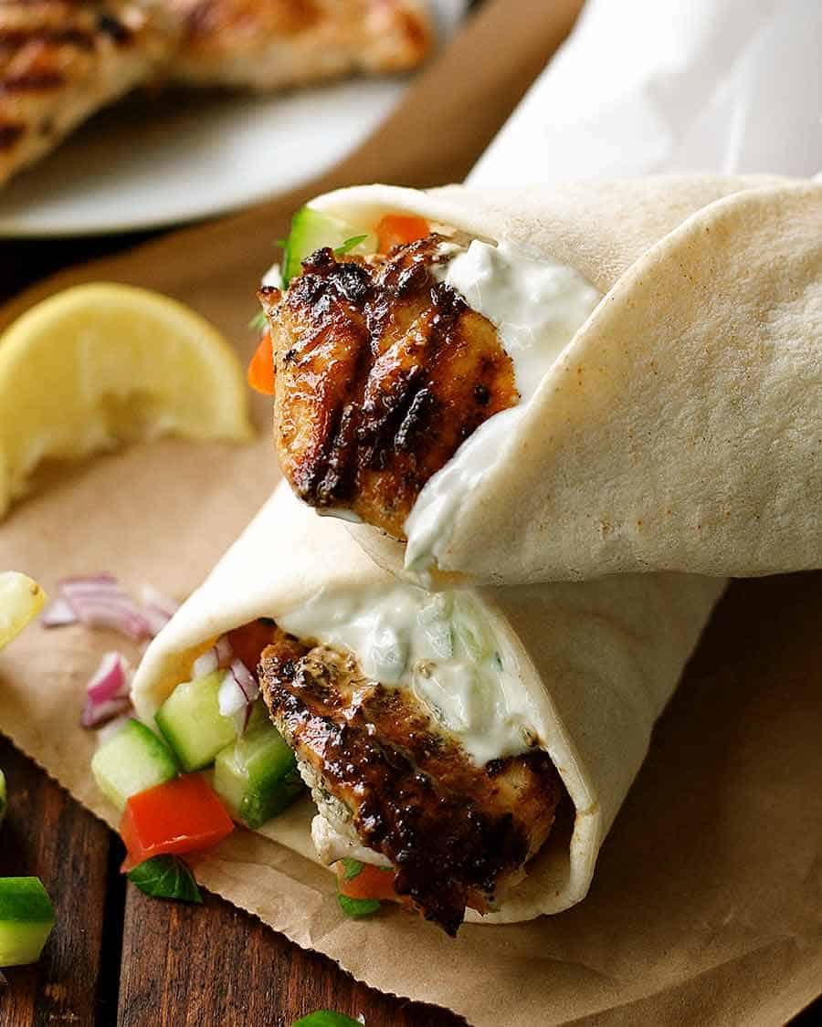 Homemade Greek Chicken Gyros: Perfect Marinade & Tzatziki